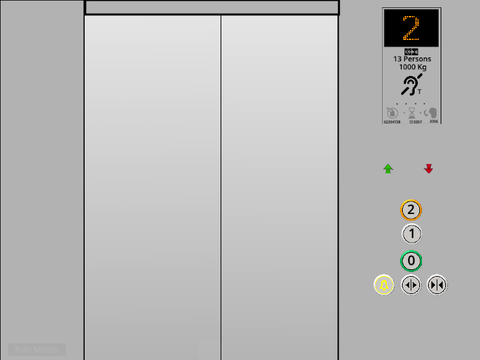 1960s Otis Elevator mod by Kone @ Isaacville Riverside remix