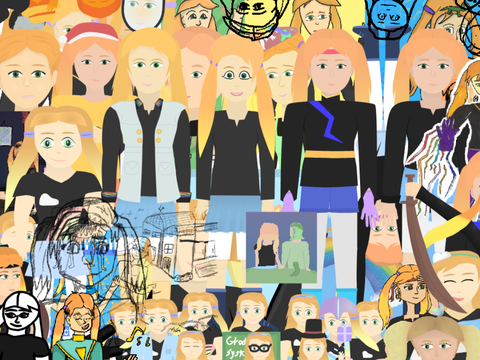 Every digital Rae I've drawn. EVER.