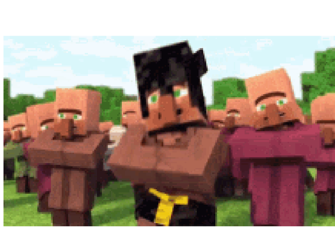 minecraft raids be like...