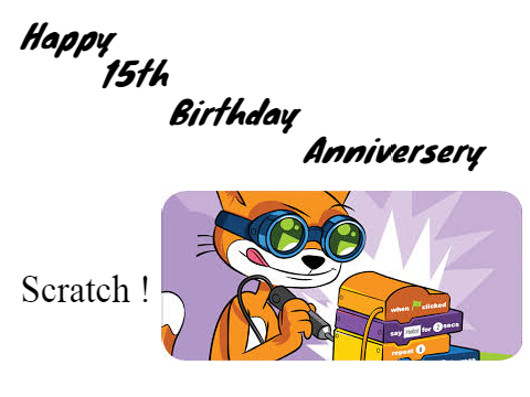 Happy 15th Birthday Anniversery scratch!