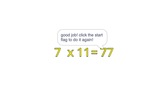 times table generator (1-12)