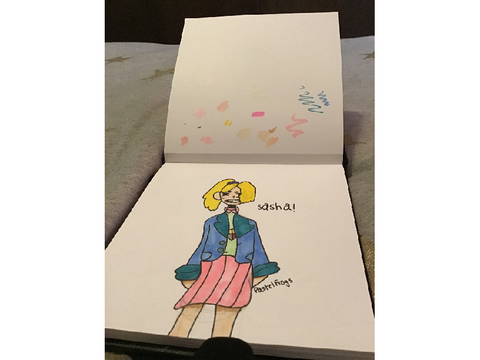 sasha from amphibia (traditional art)