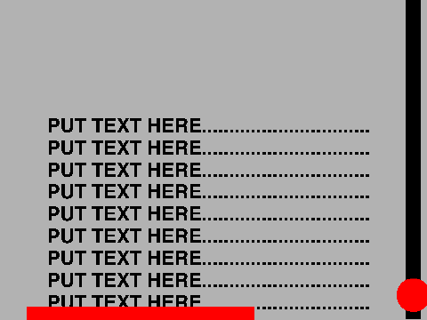 scrolling thingy