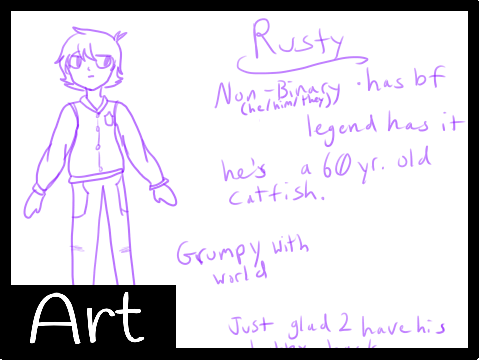 (Almost) All the digital drawings of Rusty