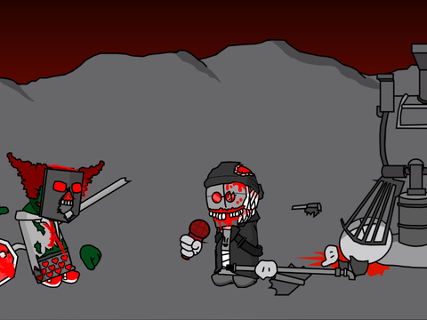 FNF - murderface by Jacaris