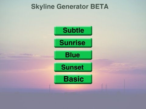 City Skyline Generator RELEASE 1.0.6
