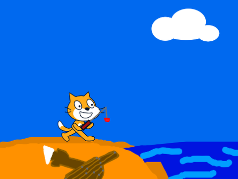 Scratch cat fishing! (beta) (Update)