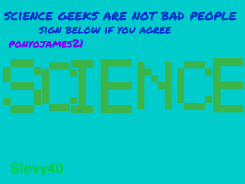 science geeks are not bad people remix