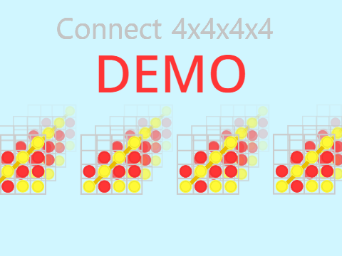 Connect 4D (Connect 4x4x4x4) Demo