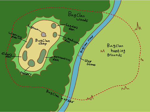 BugClan territory map