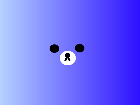 Kawaii Bear Face 3