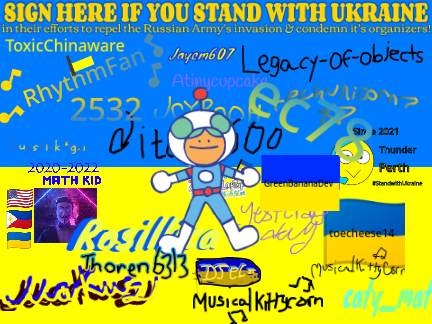SIGN HERE IF YOU STAND WITH UKRAINE (remix)