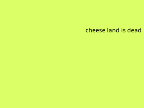Find the marker cheese land