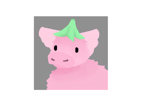 fluffy strawberry cow