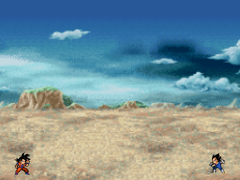 Goku Vs Vegeta (Sprite Animation) remix