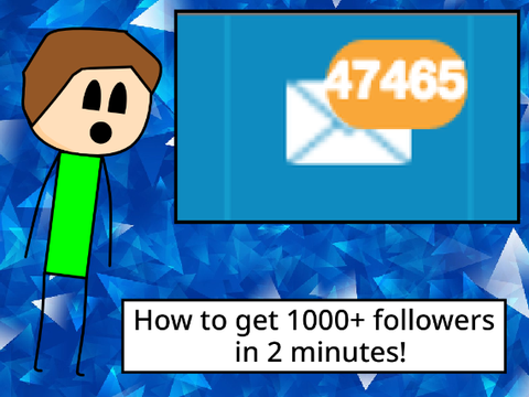 How to get 1000+ followers in 2 simple steps!