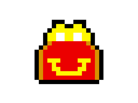 Mcdonalds happy meal pixel art