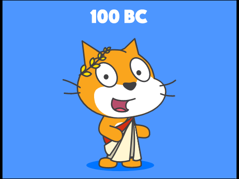 Scratch cat [ 100 BC ]