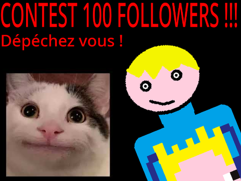 Contest ⬛ 100 followers !