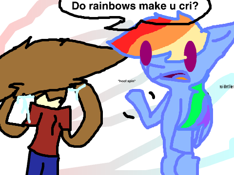 Do rainbows make you cry?