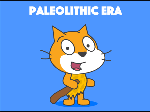 Scratch cat [ Palaeolithic Age ]