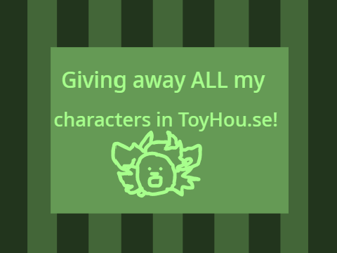 Giving away ALL OCs in my ToyHou.se?! :O