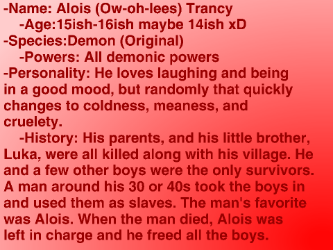 Supernatural- Alois Trancy