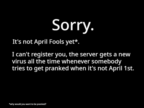 April Fooled