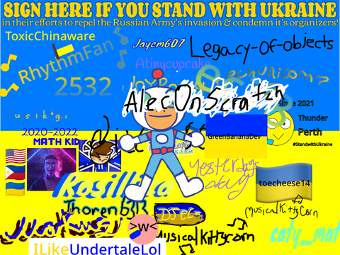 SIGN HERE IF YOU STAND WITH UKRAINE (remix) remix remix remix