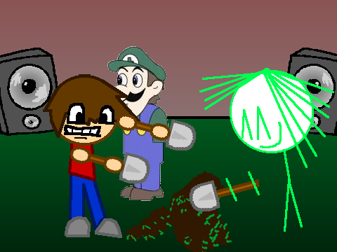 Add yourself digging a massive hole!!! remix