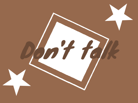 Don't talk . Template . Coding contest entry
