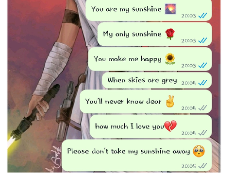You are my sunshine