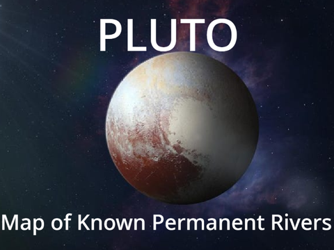 Pluto- Known Permanent Rivers Map