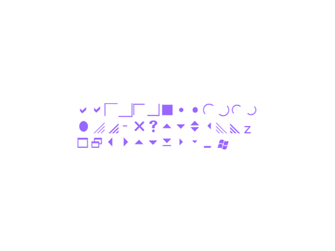 バグフォント(違うけど)
