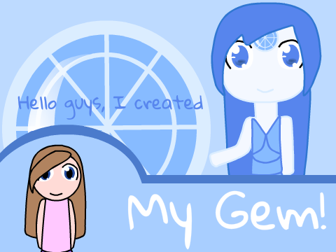 My Gem: Blue Agate (Created by me)