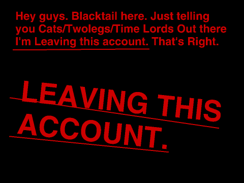 LEAVING ACCOUNT!!!!