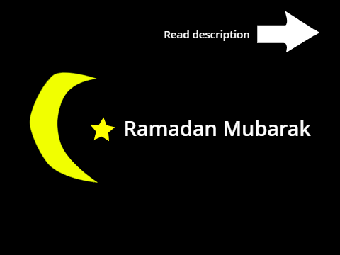 Ramadan Mubarak!