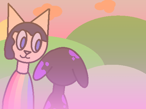 The Springtime Sunset- Easter Art