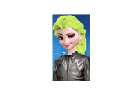 Frozen elsa punk (soz got pixelated)