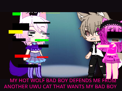 Uwu cats making a fnf cover be like