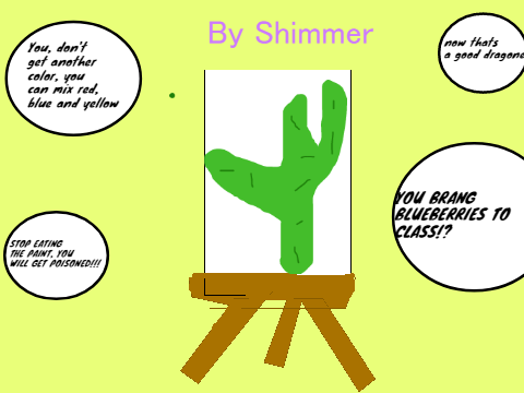  Drawing a Cactus; Art Class; by Shimmer