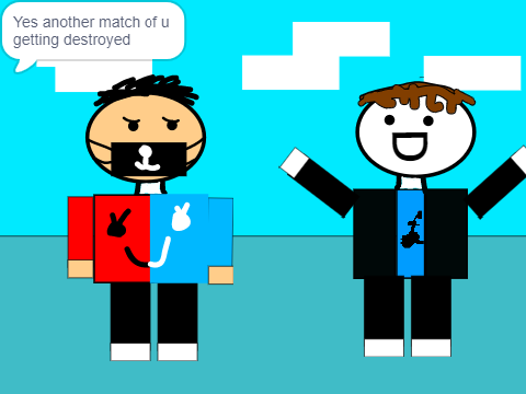 Basically every match in ROBLOX Bedwars