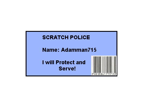 My Scratch Police I.D.