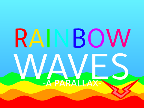 rainbow waves - a parallax