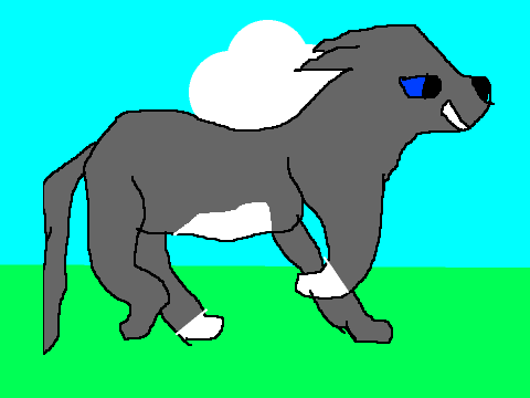 My running wolf animation for Wolfbreeze.