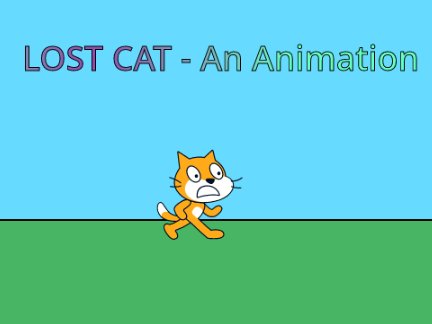 Animation - lost cat