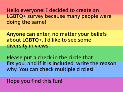 LGBTQ+ Survey remix