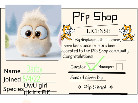 This is my license  <3