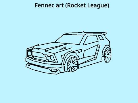 Rocket League art #1