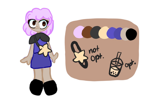 kara ref + watercolor drawing -